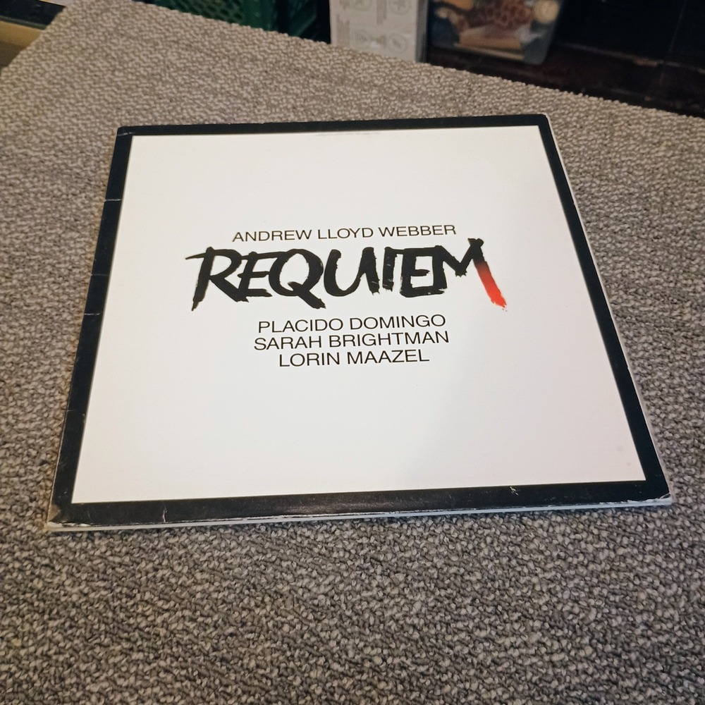 Andrew Lloyd Webber Requiem Vinyl LP Placido Domingo Sarah Brightman DFO-38218